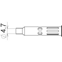 中島銅工 コテライザー ミニ用ホットブローチップ内径φ4.7 71-01-52 1本 823-0674（直送品）