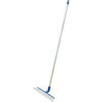 バーキュートプラス 衛生管理用ほうき クネットタイプ ソフト 白 BCP30KーBH60SW 300×1130mm 63100001 1本（直送品）