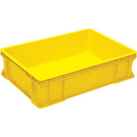 岐阜プラスチック工業 リス ボックス型コンテナ 133485 B型プラテナーBー56ー2 黄 B-56-2 Y 1個 836-2448（直送品）