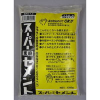 サンホーム工業 スーパー家庭セメント 灰色 1.3KG BXG1.3 1セット（3個）（直送品）