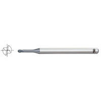 [35]エンドミル等 OSG ハイススクエアエンドミル VコートXPM4刃ロング 刃径8mm 刃