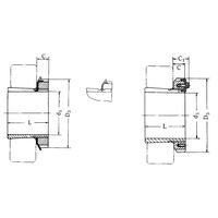 南口精工（KSM） ベアリングアダプター H3122X 1個（直送品）