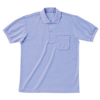 明石スクールユニフォームカンパニー 半袖ポロシャツ UZT211 バイオレット LL 1着（直送品）