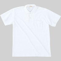 明石スクールユニフォームカンパニー 半袖ポロシャツ UZT274EA ホワイト M 1着（直送品）