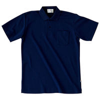 明石スクールユニフォームカンパニー 半袖ポロシャツ UZT274EA ネイビー L 1着（直送品）