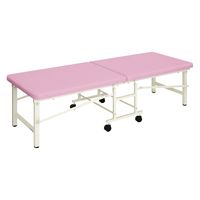 【軒先渡し】高田ベッド 折りたたみ式診察台(ライトベンダー) TB-1282 1台 24-4129-0207（直送品）