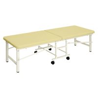 【軒先渡し】高田ベッド 折りたたみ式診察台(ライトベンダー) TB-1282 1台 24-4129-0302（直送品）