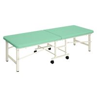 【軒先渡し】高田ベッド 折りたたみ式診察台(ライトベンダー) TB-1282 1台 24-4129-0405（直送品）