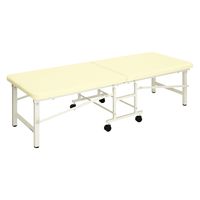 【軒先渡し】高田ベッド 折りたたみ式診察台(ライトベンダー) TB-1282 1台 24-4129-0413（直送品）