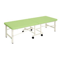 【軒先渡し】高田ベッド 折りたたみ式診察台(ライトベンダー) TB-1282 1台 24-4129-0518（直送品）