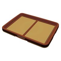 ペティオ 片手でらくらく ドッグトレー ブラウン ワイド 1個