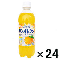 使用不可【アウトレット】【※税率要確認】サンガリア 天然水サンオレンジ 500ml 1箱（24本入）