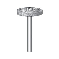 ナカニシ 電着ダイヤモンドバー 平型 φ17.5×2.5×軸φ3 #100 12383 1本 829-2715（直送品）