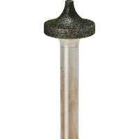 ナカニシ 電着ダイヤモンドバー φ16×10×軸φ6 #120 13392 1本 829-2803（直送品）