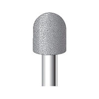 ナカニシ 電着ダイヤモンドバー 円筒先丸型 φ13×15×軸φ6 #120 13243 1本 829-2788（直送品）