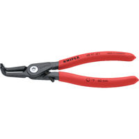 KNIPEX 16 ー60mm 穴用スナップリングプライヤー 曲 4841-J21 1丁 835-8263（直送品）