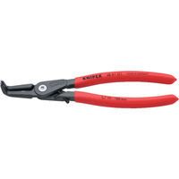 KNIPEX 40 ー60mm 穴用スナップリングプライヤー 曲 4841-J31 1丁 835-8264（直送品）
