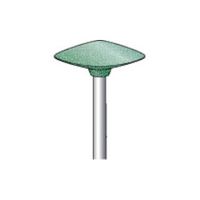 ナカニシ グリーンポリッシャー 10本入 ソロバン型 φ20×5×軸φ3 WA #120 46861 1パック(10本) 829-3531（直送品）