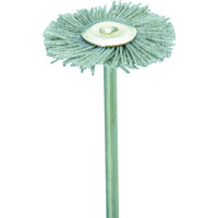 ナカニシ ダイヤ入りナイロンブラシ ホイール型 φ23×1.5×軸φ2.34 線φ0.4 #180 51011 1パック(1本)（直送品）