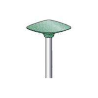 ナカニシ グリーンポリッシャー 10本入 ソロバン型 φ20×5×軸φ3 WA #400 46864 1パック(10本) 829-3532（直送品）