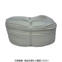 ユタカメイク ロープ 綿ロープ巻物 6φ×200m C6-200 1巻 829-1209（直送品）