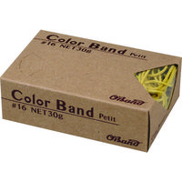 共和 オーバンド カラーバンド プチ 30g箱 #16 イエロー GGC-030-YW 1箱 836-5123（直送品）