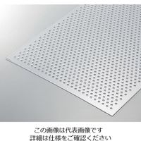 光 透明塩ビパンチング板 φ3.5mm穴 200×300×1t 3-2170-01 1枚（直送品）