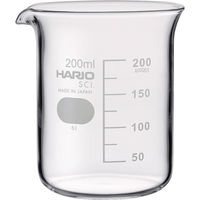 HARIO ビーカー 目安目盛付 200ml B-200-SCI 1個 855-7565（直送品）