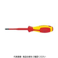 KNIPEX 1000V 絶縁ドライバー (+1) 9824-01SL 1本 836-3376（直送品）