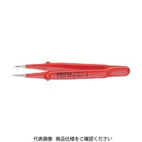 KNIPEX 9267ー63 絶縁精密ピンセット 145MM 9267-63 1本 835-5183（直送品）