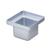 白光 ステンレスポット 75mmX75mm A1518 1個 835-6874（直送品）