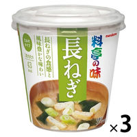 カップ料亭の味 長ねぎ 1セット（1個×3） マルコメ