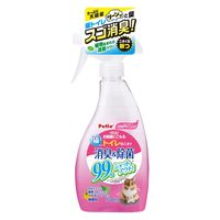 猫 トイレのニオイ 消臭＆除菌 ハッピークリーン 本体 500ml 1個 ペティオ