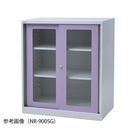 アズワン アルティア下段引違扉ユニット 窓有り 900×475×1015mm NR-900SG 1台 0-6920-24（直送品）