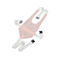 アズワン すっきりさわやか車いすベルト(フルサポートタイプ) ピンク&グリーン 7-4501-02 1本（直送品）