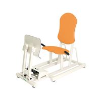 レッグプレスII TBー1215 幅45(全幅60)×奥行114×座高32/42(全高107)cm オレンジ 61-3501-13 1個（直送品）