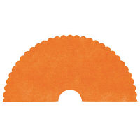 ヘッズ 不織布ダイカットシートオレンジ-2 FDO-SH2 1セット（250枚：50枚×5パック）（直送品）