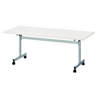 【組立設置込】サンテック フォールディングテーブル 対面タイプ ホワイト 幅1800×奥行800×高さ700mm 1台
