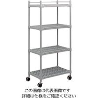 アズワン コンフォートシェルフ グレー 900×560×1900mm S-4F 1個 3-6494-05（直送品）