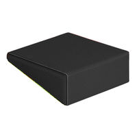 高田ベッド製作所 エックスピロー 三角 黒 TB-77C-182 1個 7-3719-03（直送品）