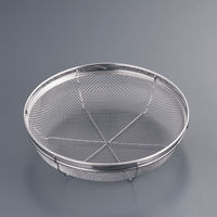 リトルウッド 18-8 エイブル 浅型ザル