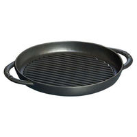 STAUB（ストウブ） ピュアグリル 26cm 40509-377 黒 AGL8101（取寄品）