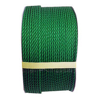 ポリエチレンロープ（緑） 5mmΦX200m ドラム巻 PE5-200GRN-R まつうら工業（直送品）