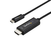 Startech.com コンピュータモニタケーブル USB-C - HDMIケーブル 4K/60Hz ブラック