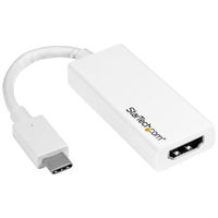 USB-C - HDMIアダプタ ホワイト 4K/60Hz　CDP2HD4K60W　1個　StarTech.com
