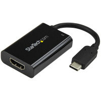 USB-C接続HDMIアダプタ 4K/60Hz USB PD　CDP2HDUCP　1個　StarTech.com（直送品）