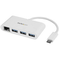 USBハブ Type-C接続 USB-A×3 LANポート×1　HB30C3A1GEA　1個　StarTech.com（直送品）