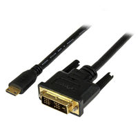 ミニHDMI - DVI-Dケーブル (3m)　オス/オス　HDCDVIMM3M　1個　StarTech.com（直送品）