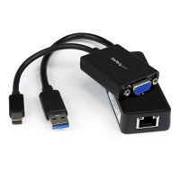 ThinkPad X1 Carbon VGA/LANアダプタ　LENX1MDPUGBK　1個　StarTech.com（直送品）