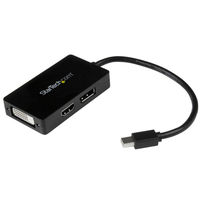 mini DP - DP/ DVI/ HDMI変換アダプタ　MDP2DPDVHD　1個　StarTech.com（直送品）